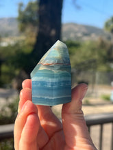 Load image into Gallery viewer, Lemurian Aquantine Calcite Tower