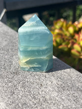 Load image into Gallery viewer, Lemurian Aquantine Calcite Tower