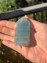 Load image into Gallery viewer, Lemurian Aquantine Calcite Tower