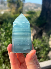 Load image into Gallery viewer, Lemurian Aquantine Calcite Tower