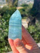 Load image into Gallery viewer, Lemurian Aquantine Calcite Tower