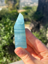 Load image into Gallery viewer, Lemurian Aquantine Calcite Tower