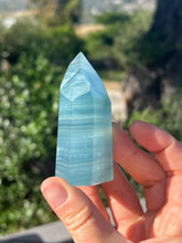 Load image into Gallery viewer, Lemurian Aquantine Calcite Tower