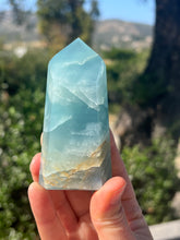 Load image into Gallery viewer, Lemurian Aquantine Calcite Tower