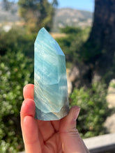 Load image into Gallery viewer, Lemurian Aquantine Calcite Tower
