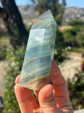 Load image into Gallery viewer, Lemurian Aquantine Calcite Tower