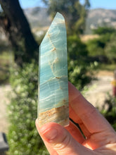 Load image into Gallery viewer, Lemurian Aquantine Calcite Tower