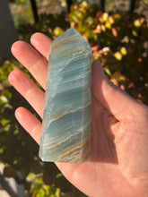 Load image into Gallery viewer, Lemurian Aquantine Calcite Tower