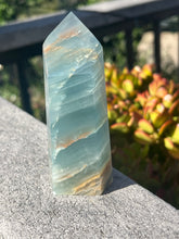 Load image into Gallery viewer, Lemurian Aquantine Calcite Tower
