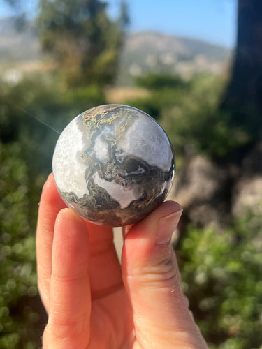 Moss Agate Sphere