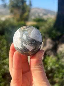 Moss Agate Sphere