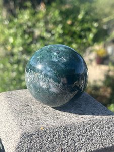 Moss Agate sphere
