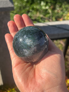 Moss Agate sphere