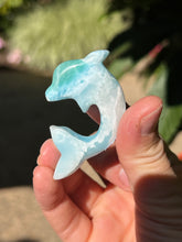 Load image into Gallery viewer, Larimar Dolphin