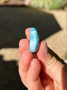 Larimar Puffy Teardrop