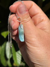 Load image into Gallery viewer, Larimar Star Sterling Silver Necklace 18”