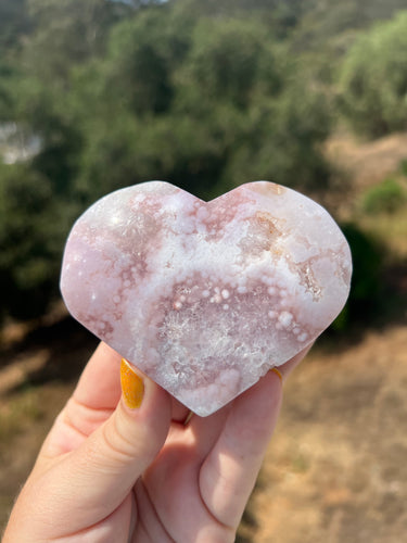 Pink Amethyst Heart