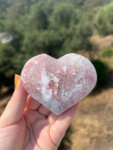 Pink Amethyst Heart
