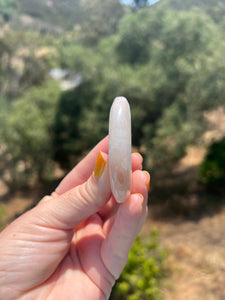 Pink Amethyst Palm Stone