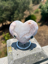 Load image into Gallery viewer, Pink Amethyst Flower Agate Heart