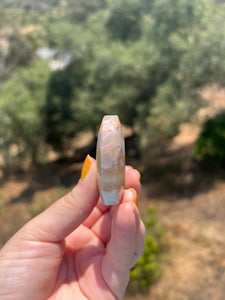 Pink Amethyst Flower Agate Heart