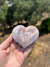 Load image into Gallery viewer, Pink Amethyst Flower Agate Heart