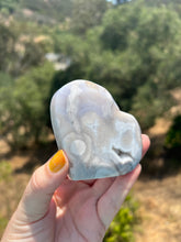 Load image into Gallery viewer, Pink Amethyst Flower Agate Heart