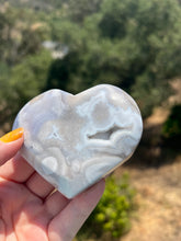 Load image into Gallery viewer, Pink Amethyst Flower Agate Heart