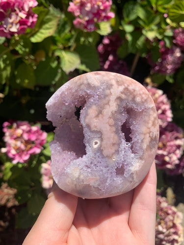 Pink Amethyst Self Standing Druzy