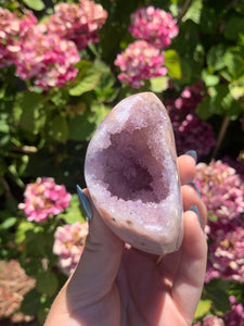 Pink Amethyst Self Standing Druzy