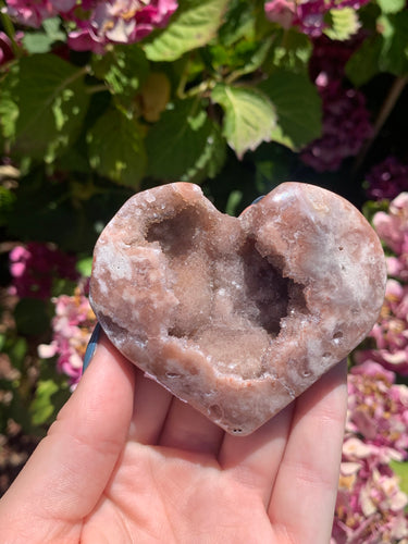 Pink Amethyst Heart
