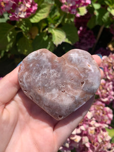 Pink Amethyst Heart