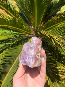 Pink Amethyst Cut base
