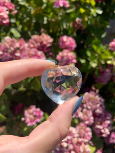 Citrine Faceted Heart