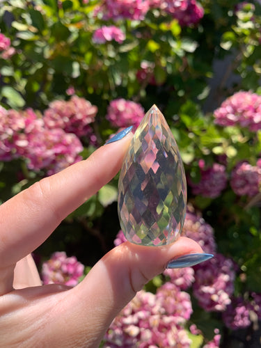 Citrine Faceted Flame