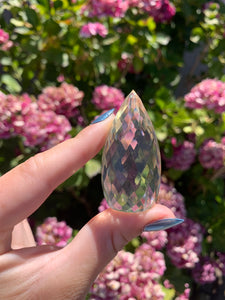 Citrine Faceted Flame