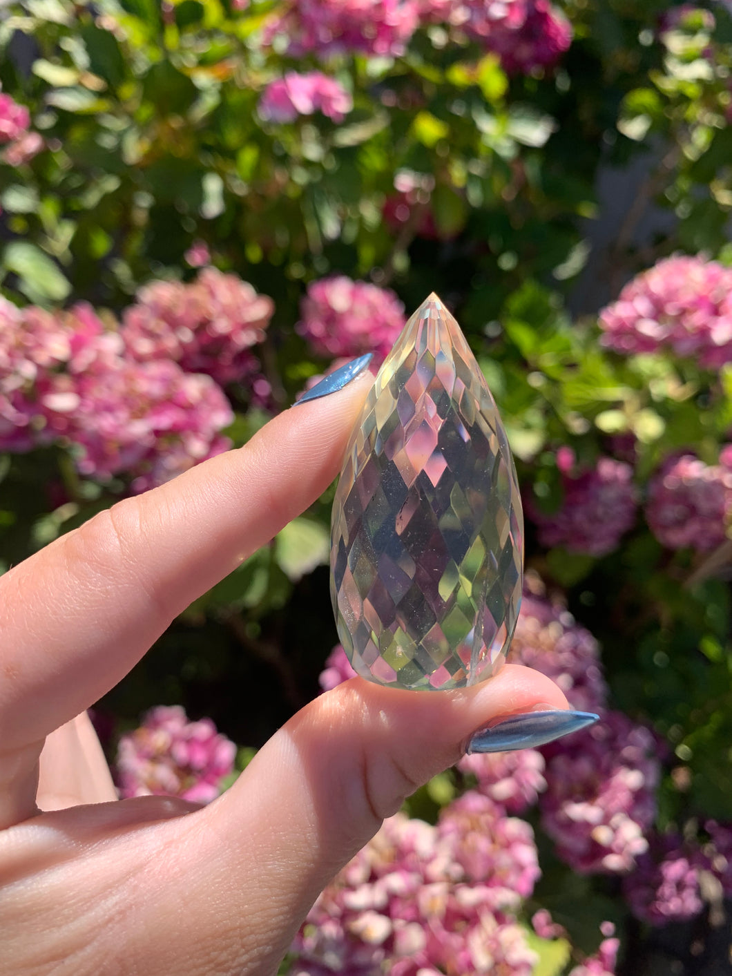 Citrine Faceted Flame