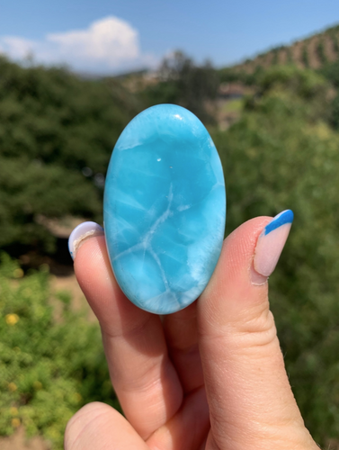 Preorder Larimar XL Palm Stone