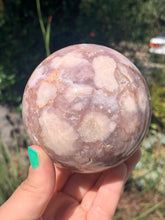Load image into Gallery viewer, Pink Amethyst Flower Agate Sphere