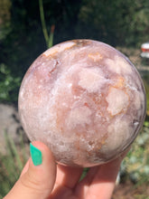 Load image into Gallery viewer, Pink Amethyst Flower Agate Sphere