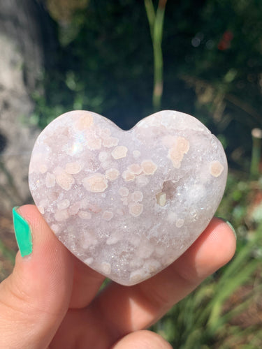 Pink Amethyst Heart