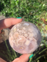 Load image into Gallery viewer, Pink Amethyst Flower Agate Sphere