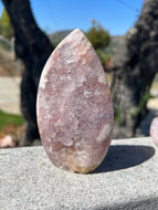 Lavendar Pink Amethyst Flower Agate Flame 60RH