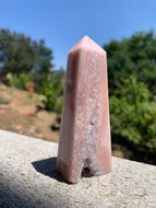 Pink Amethyst Flower Agate Tower**