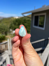 Load image into Gallery viewer, Larimar Drilled Teardrop Pendant #2