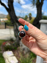 Load image into Gallery viewer, Smokey Dark Quartz Sterling Silver Pendant