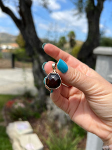 Smokey Dark Quartz Sterling Silver Pendant
