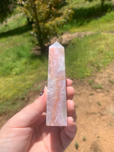 Load image into Gallery viewer, Pink Amethyst Flower Agate Tower**