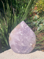 Lavender Pink Amethyst Flower Agate Flame**