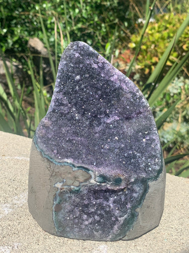 Druzy Amethyst Cut Base